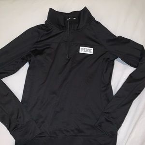 Victoria Secret PINK black quarter zip